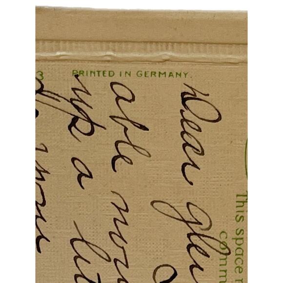 Antique 1914 Easter Greetings Postcard Boy Girl Chickens With Hatched Chicks SEE - Picture 7 of 9